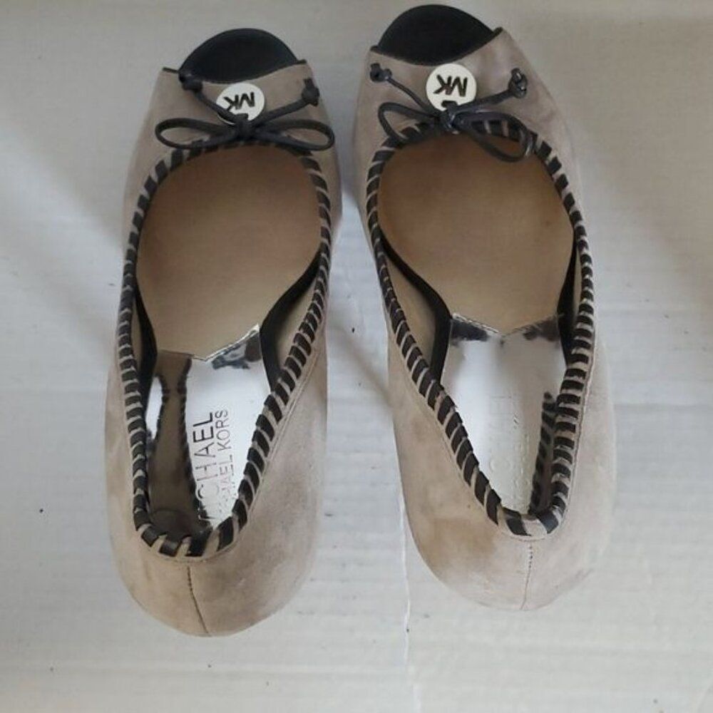 Michael Kors Stiletto Heels Pumps Platform Peep Toe Bennet Women's WOMAN'S 8.5 - Picture 5 of 16
